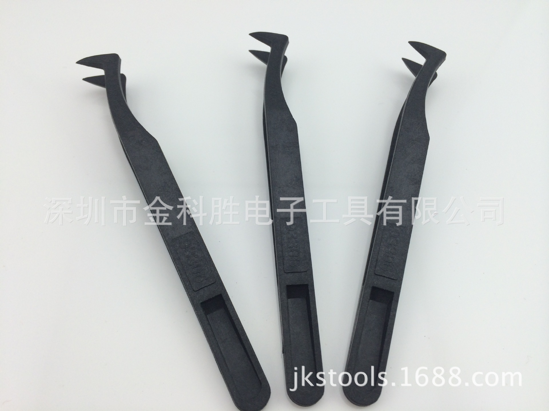 保证优质 厂价热销93306塑料镊子 黑色防静电镊子 碳纤维导电镊子
