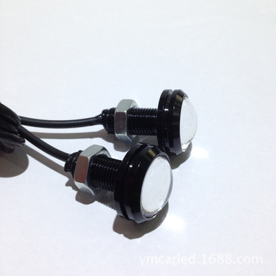 汽车led日行灯 COB车灯23MM鹰眼灯 改装照明灯|ms