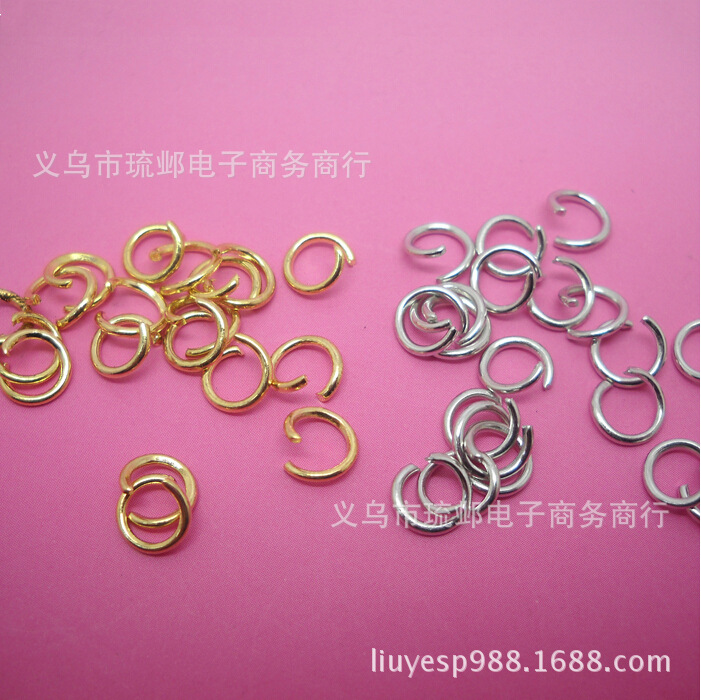 DIY飾品配件材料批發 開口圈 連接圈 鐵圈 手鏈項鏈配件