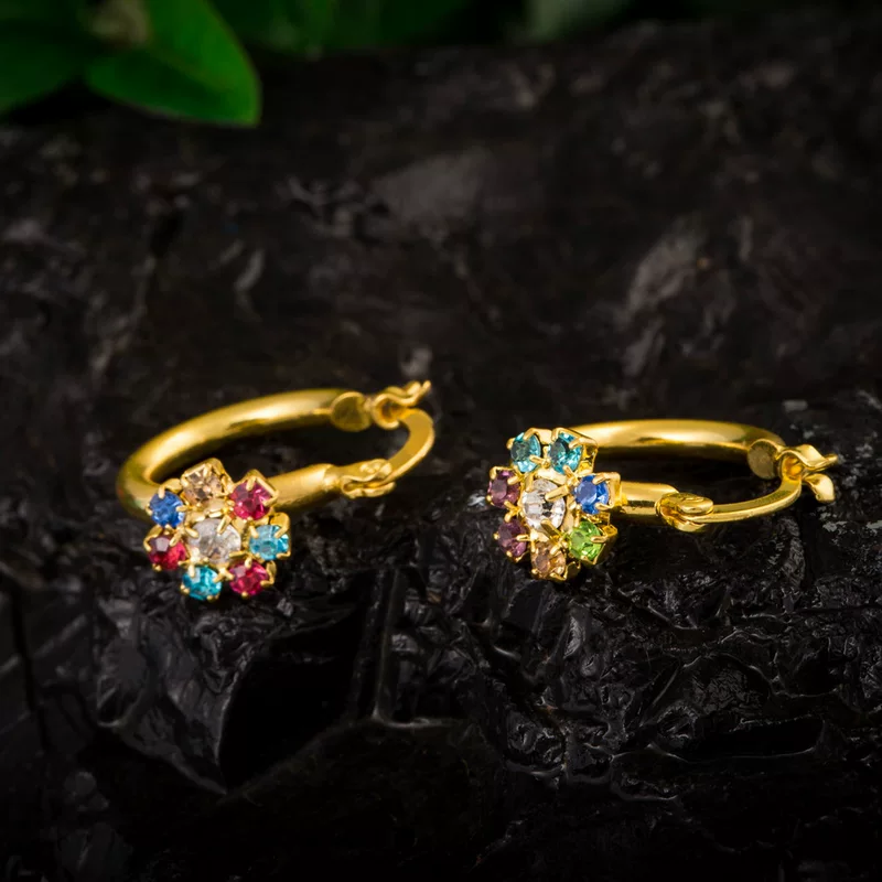 Серьги, аксессуар, 18 карат, европейский стиль