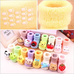 New thick baby socks/three-dimensional socks/Bell socks/three-dimensional animal socks/baby socks/Terry socks can be selected