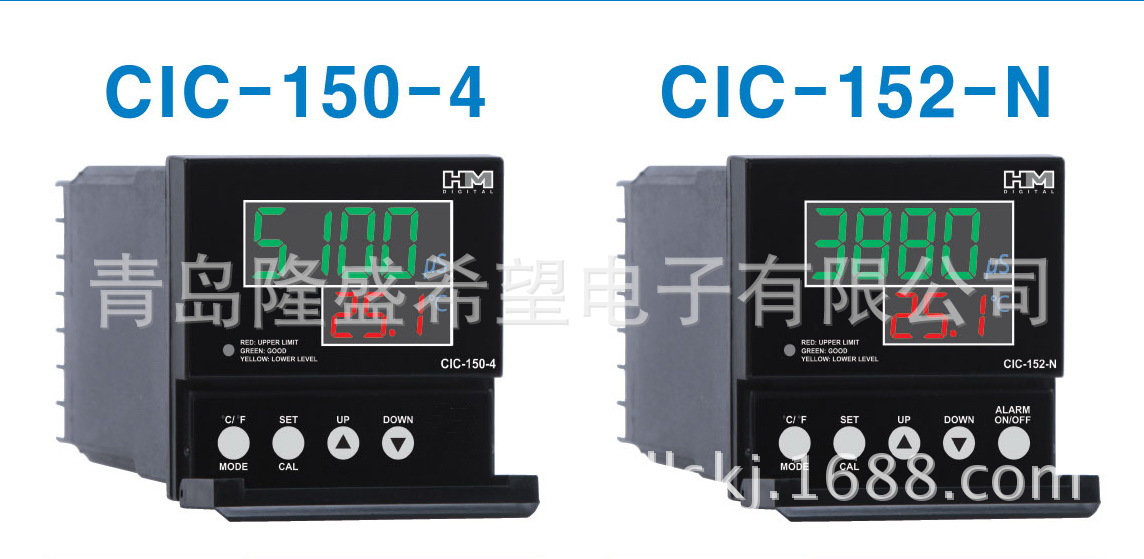 电导率仪TDS测试仪TDSEC测试在线水质测试控制工业EC双继电器控制