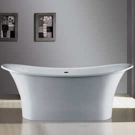 佛山奔祺卫浴亚克力浴缸 简约大气洗澡缸成人独立式浴盆BS-8627