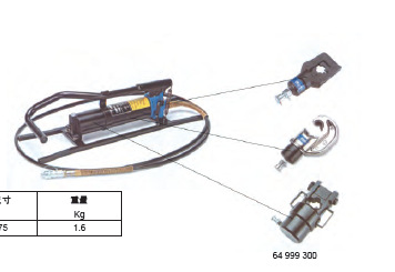 德国进口沃施莱格wollschlaeger分体式液压压线钳