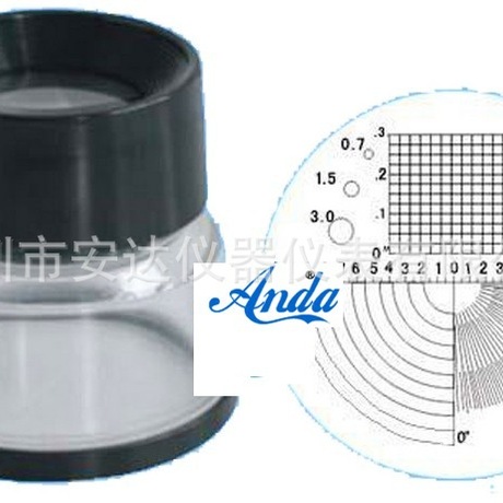 便携式十倍放大镜带刻度国产AD10X