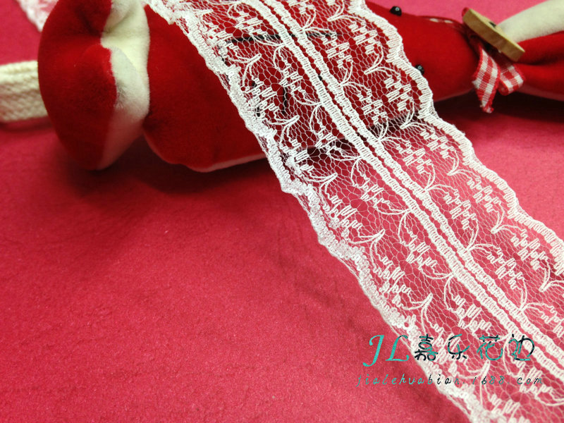 服装辅料 蕾丝面料 133蕾丝双边 纺织材料  4.5cm宽蕾丝批发