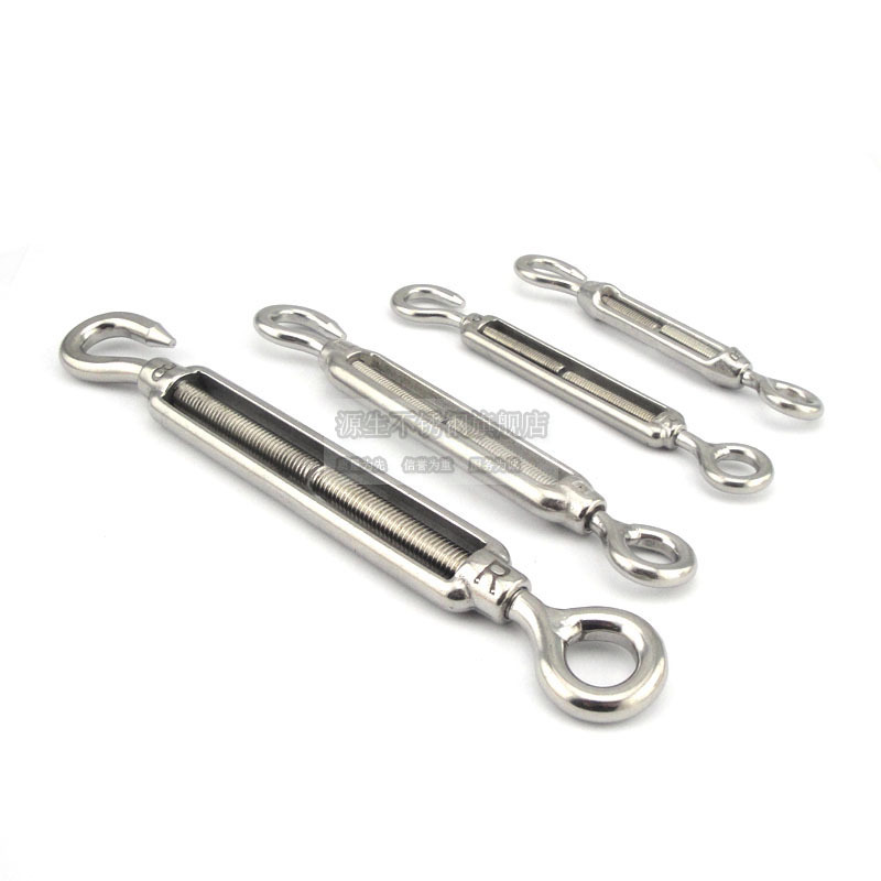 厂家直销 304不锈钢花篮螺丝拉紧器 绳索配件