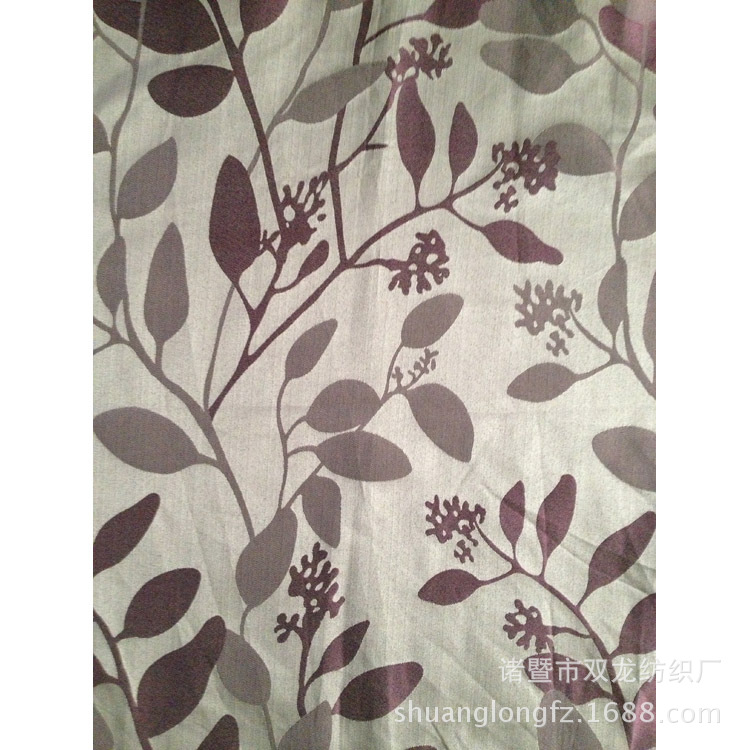 现货供应家居家纺面料色织提花沙发布 舒适亲肤涤棉提花布可订制