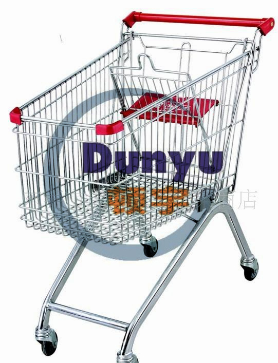 超市购物车 欧洲款超市手推车 厂家直销(80L)