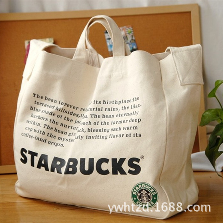 外贸原单按扣帆布袋 大容量手拎包 敞口帆布袋厂家