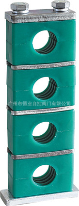 供应双联塑料管夹、双尼龙管夹、轻型重型管夹