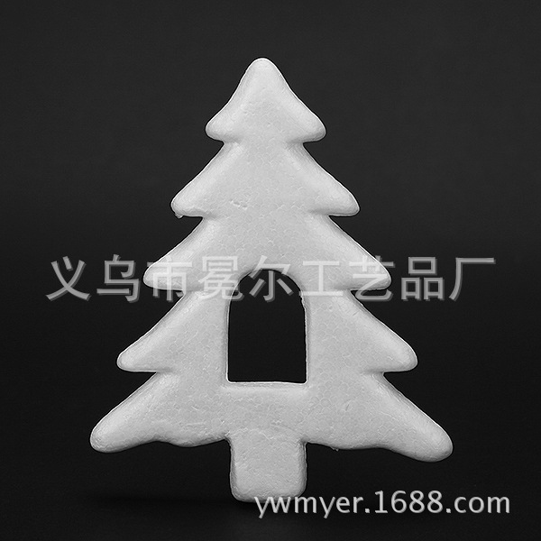 厂家直销150mm泡沫圣诞树 商场节庆装饰 手工DIY 原材料