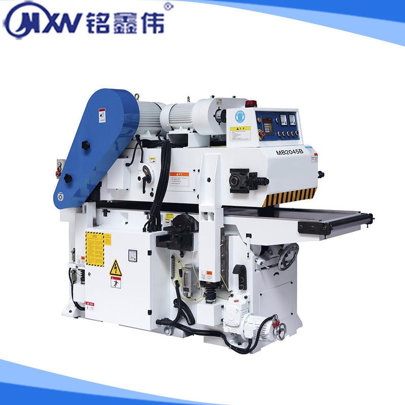 木工机械-自动双面刨木机 斜口木工刨木机