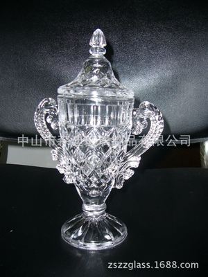 Manufactor Direct selling customized Baroque Baroque golf Crystal glass trophy 48 Sets from the grant