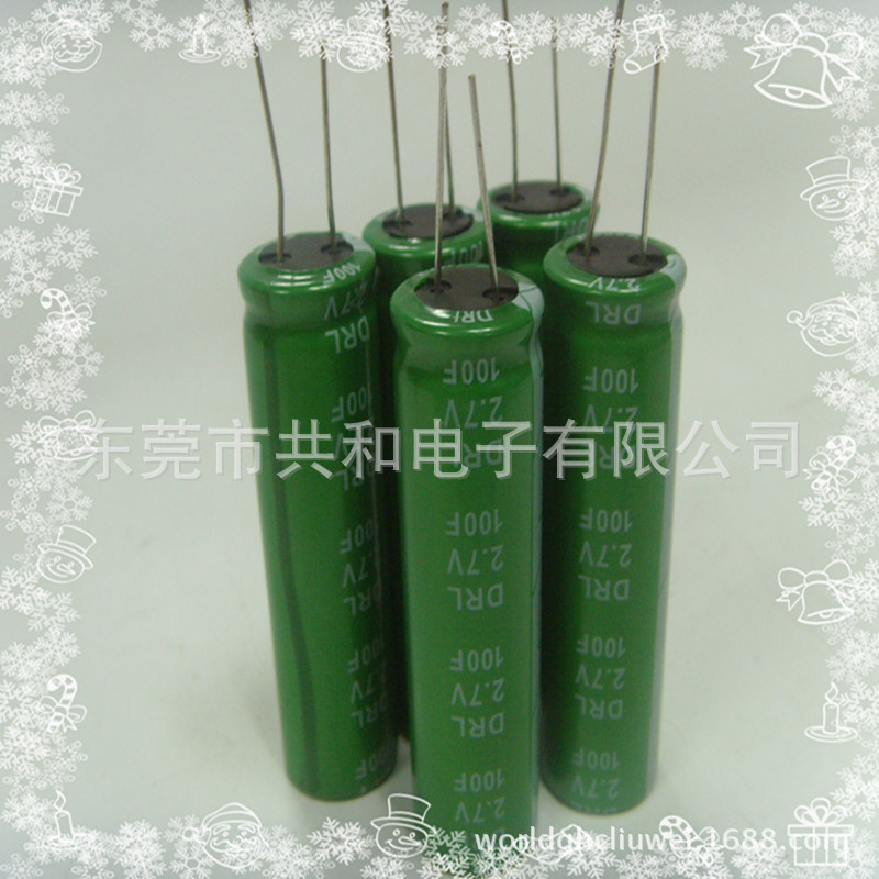 供应高品质 2.3V100F储能超级电容适用于路灯