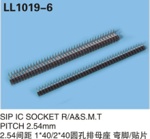 2.54 1*40/2*40Բĸ /Ƭ/SIP IC SOCKET