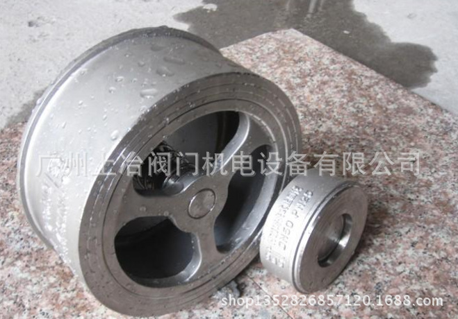 H71W-16P不锈钢对夹式止回阀/节能消声止回阀/ 不锈钢超薄单向阀