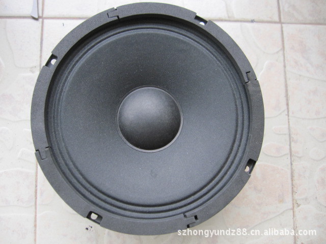 8寸(203mm)圆形正边浅盆全纸烤黑扩音机4Ω30W高保真专业喇叭