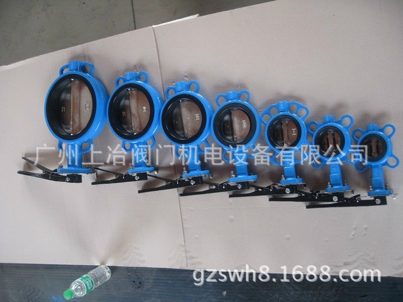供应手动对夹式蝶阀 铸铁蜗轮蝶阀 不锈钢法兰蝶阀