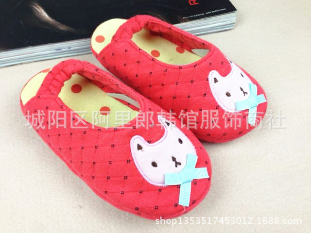 WH小貓臉傢居鞋