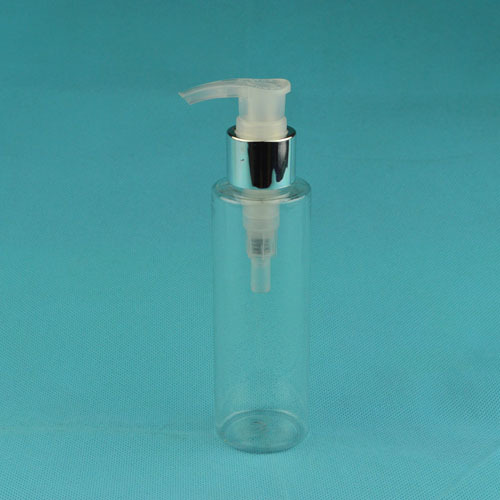 厂家直供 120ml平肩化妆品瓶 pet乳液瓶 按压泵瓶 空瓶 