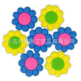 现货鞋扣鞋花鞋饰PVC软胶鞋扣PVC鞋花混款处理