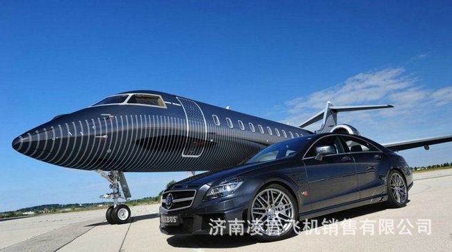 庞巴迪公务机航空展 远程全球快车公务机 私人飞机价格 客舱宽敞