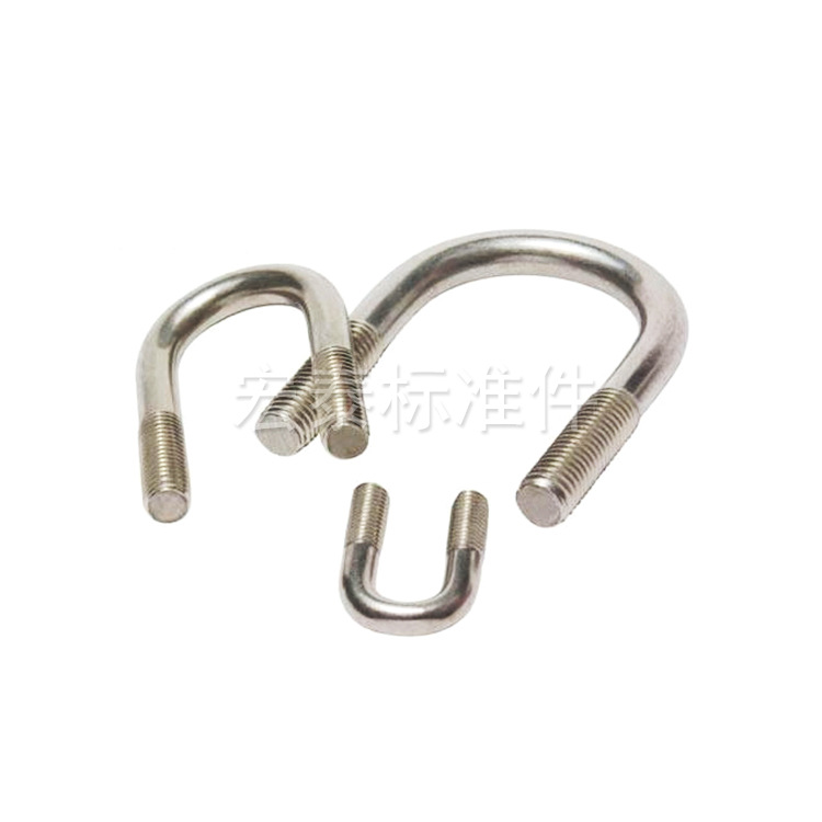 厂家生产 高强度镀锌u形螺栓 工程车用电镀喷漆电泳U型管卡