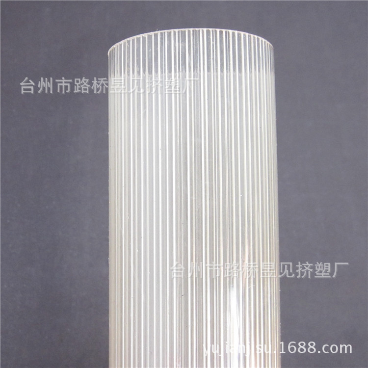 Productos de extrusión de plástico Tubo de PC transparente Tubo de PC Tubo de embalaje de gran diámetro Procesamiento de extrusión Productos personalizados