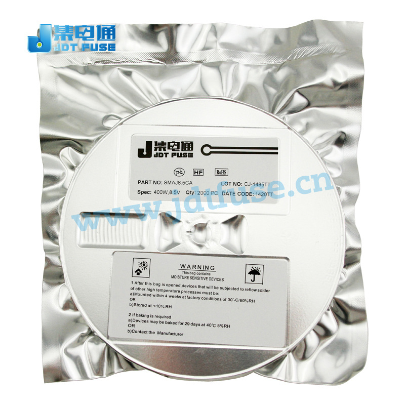 SMAJ8.5CA  双向触发二极管 8.5V贴片TVS管 生产厂家400W浪涌保护