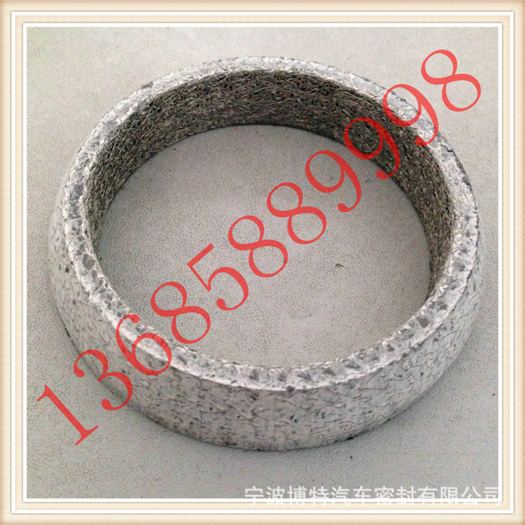 供应慈溪排气管衬垫 汽车石墨接口垫  汽车消声器接口垫生产厂家