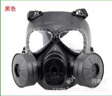 M04生化危机骷髅头排汗防雾双风鼓带风扇防毒面具 真人CS