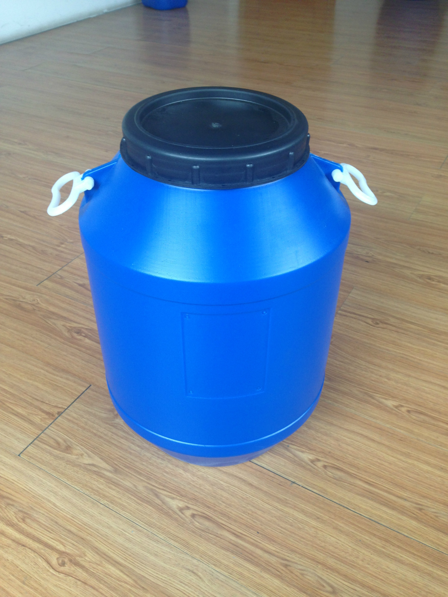 50L螺纹桶蓝色塑料圆桶化工桶 水桶 厂家直销 价廉物美