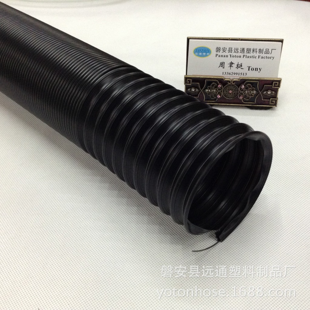 供应直径83毫米可万向定型汽车通风用PP钢丝伸缩管