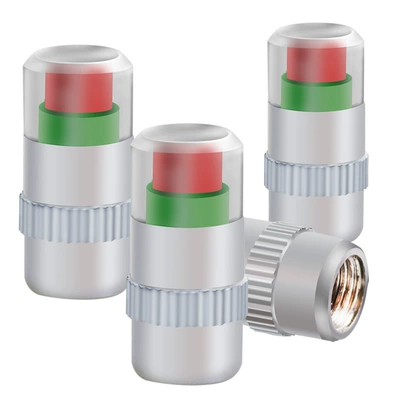 Tire pressure monitoring system pressure cap tire pressure