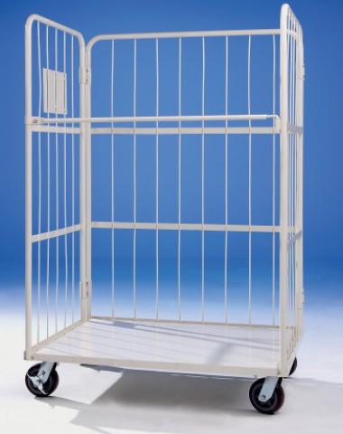 不带门可折叠式台车 物流推车 仓储推车 带自转轮物流台车