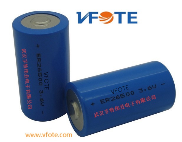 预付费热量表专用VFOTE瑞孚特一次性锂亚电池ER26500M/ER34615M