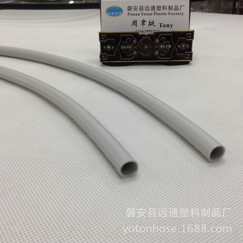 供应内径8mm灰色环保无毒无味耐高温薄壁硅胶管