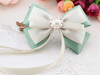 Hair accessory with bow, hairgrip handmade