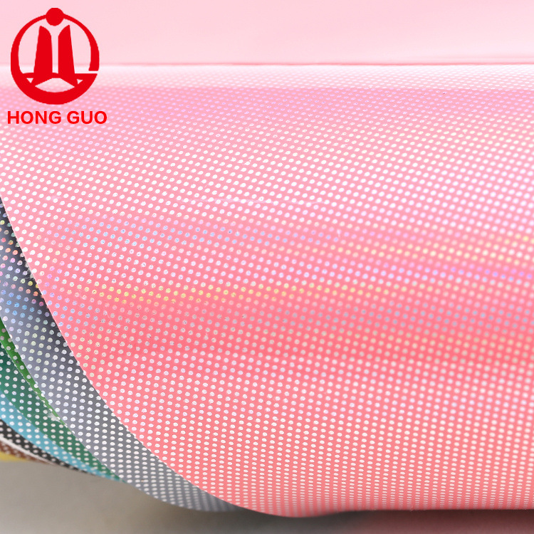 厂家直销镭射金属PU耐刮耐折PU鞋材箱包镜面PU面料亮面高亮镜面