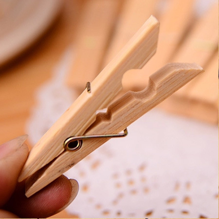 20 pieces of bamboo clips purchased from the binary store, multi-purpose clothespins, trouser clips, clothespins, bamboo clips