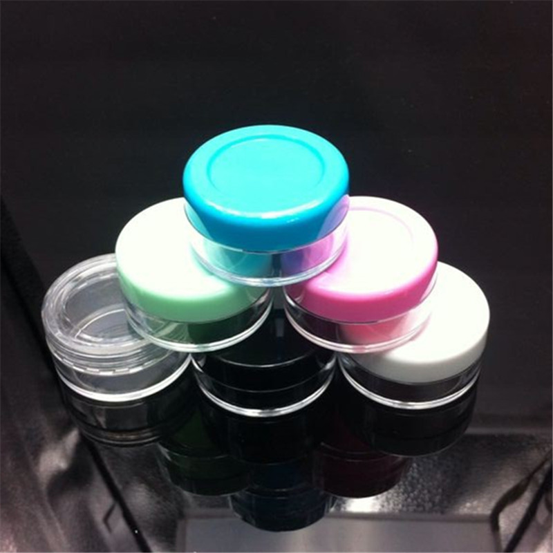 厂家供应10克凹盖面霜盒 透明化妆品试用装盒 可定制小样分装瓶