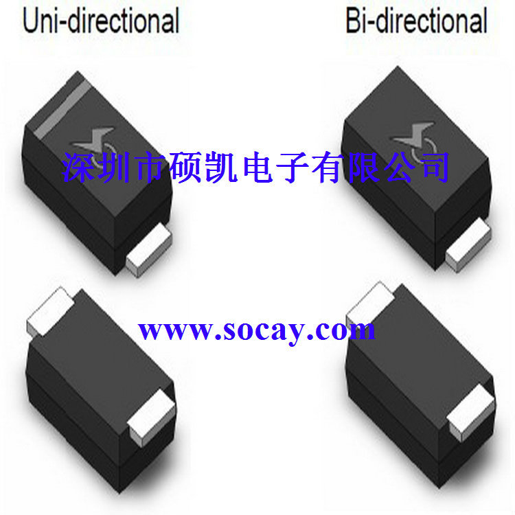 硕凯电子SOCAY瞬变抑制二极管SMF7.0A