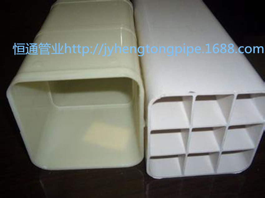 大量供应PVC九孔通信管 格栅管
