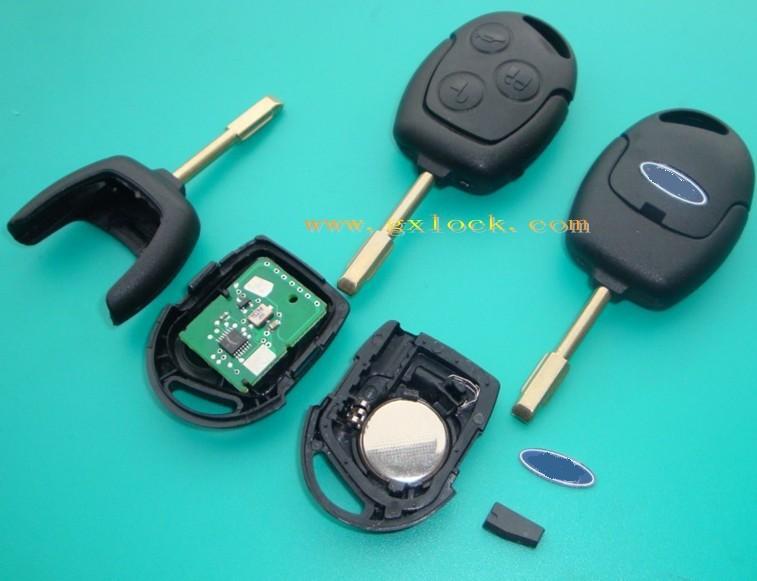 蒙迪歐3鍵遙控鑰匙