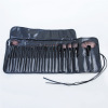 Black tools set, comfortable sophisticated conditioner, handheld brush, new collection, 24 pieces