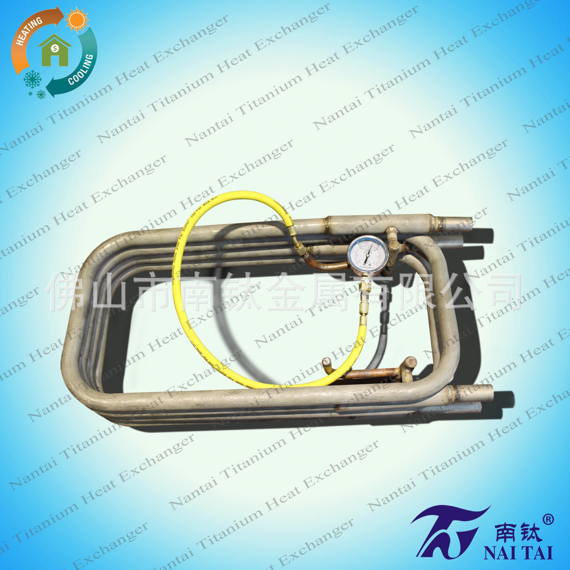 热销钛同轴套管换热器