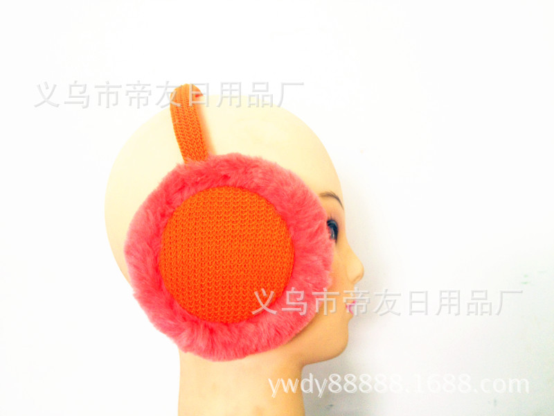 厂家供应各种兔毛耳套、狐狸毛耳套、皮草护耳套、耳包、耳捂(图)