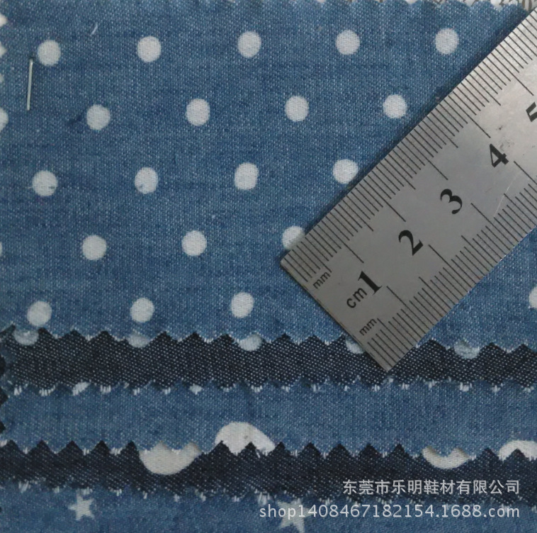 MB4369现货供应印多色花型牛仔布料适用鞋子帽子服装玩具等