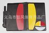 Football referee red yellow card red card yellow card folding with pen and paper with leather case